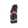 Hooded sweatshirt met rits High Vis