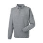 Heavy Duty Collar Sweatshirt - Light Oxford - 4XL