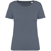 Ecologisch verwassen dames-T-shirt Washed Mineral Grey XS