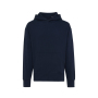 Iqoniq Yoho gerecycled katoen relaxed hoodie, donkerblauw (S)