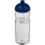 H2O Active® Base Tritan™ 650 ml bidon met koepeldeksel - Transparant/Blauw