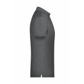 Men's Basic Polo - black-heather - XL