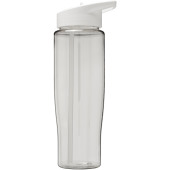 H2O Active® Tempo 700 ml sportfles met fliptuitdeksel - Transparant/Wit
