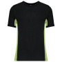 Tiger - Tweekleurig T-shirt Black / Lime L