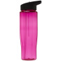 H2O Active® Tempo 700 ml sportfles met fliptuitdeksel - Roze/Zwart