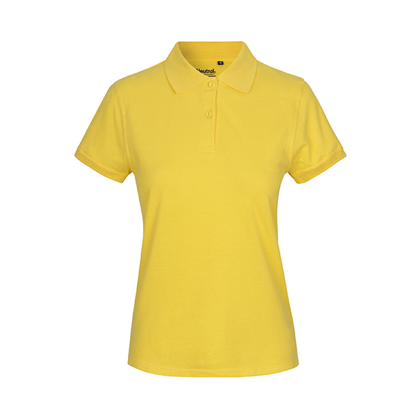 Neutral ladies classic polo-Yellow-XS