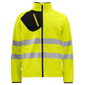 6432 Softshell Jacket HV Yellow/Black XS