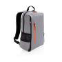 Lima 15" PVC vrije laptop rugzak met RFID & USB, grijs