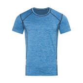 Recycled Sports-T Reflect Men - Blue Heather - XL