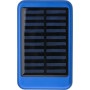 Aluminium solar powerbank blauw