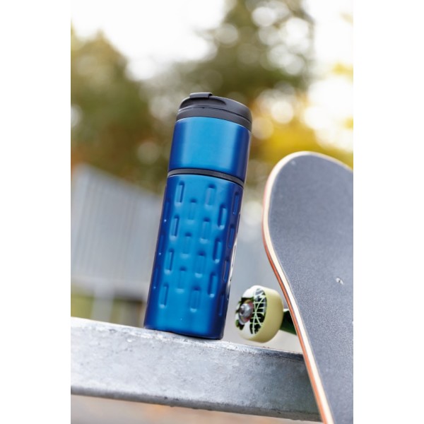 EXCLUSIVE LIQUID - Opvallend gestylde isoleerbeker blauw EXCLUSIVE LIQUID - Opvallend gestylde isoleerbeker blauw