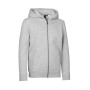 CORE zip hoodie | children - Grey melange, 12/14