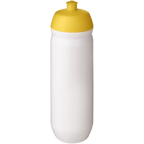 HydroFlex™ 750 ml squeezy sport bottle - Yellow/White