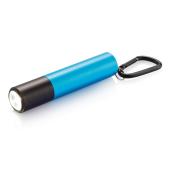 2.200 mAh powerbank en zaklamp, blauw 2.200 mAh powerbank en zaklamp, blauw