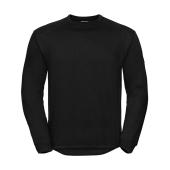 Workwear Set-In Sweatshirt - Black - 4XL