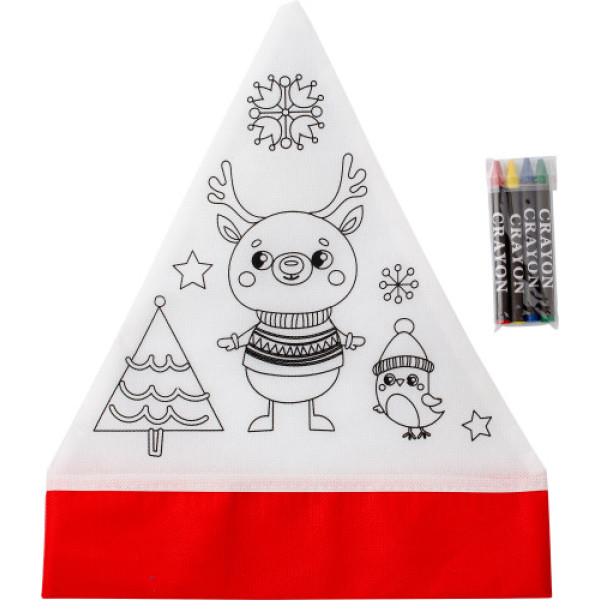 Nonwoven (80 gr/m²) Christmas hat Maryse
