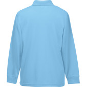 65/35 Kids' long sleeve polo shirt Sky Blue 3/4 ans