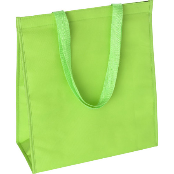 Nonwoven (80gr/m²) cooling bag Leroy lime