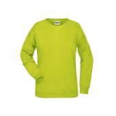 Ladies' Sweat - acid-yellow - 3XL