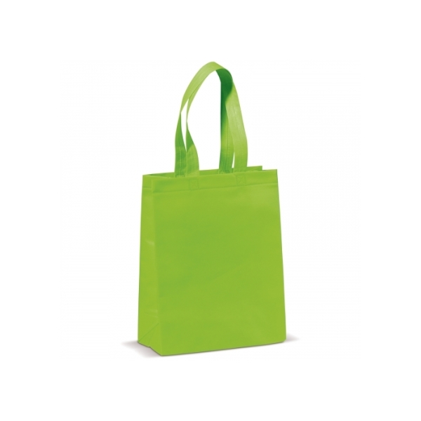 Carrier bag laminated non-woven small 105g/m² - Light Green