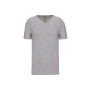 T-shirt korte mouwen V-hals Light grey heather M