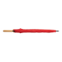 23" Impact AWARE™ RPET 190T auto open bamboe paraplu, rood