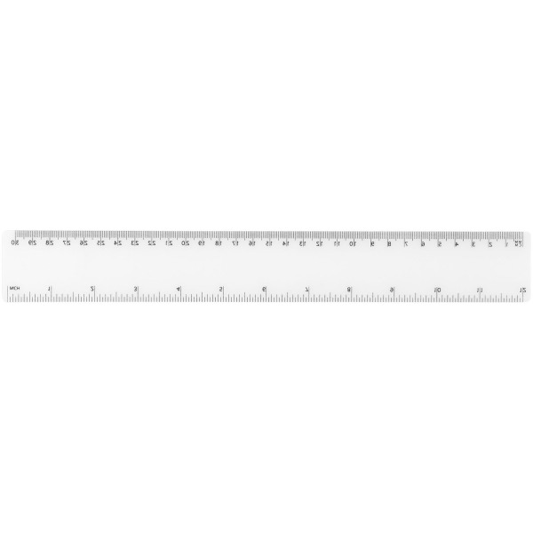 Rothko 30 cm plastic ruler - Transparent