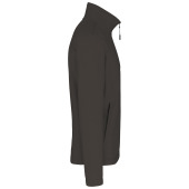 Men's microfleece zip jacket Dark Grey 5XL