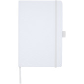 Honua A5 notitieboek van gerecycled papier met gerecyclede PET cover - Wit