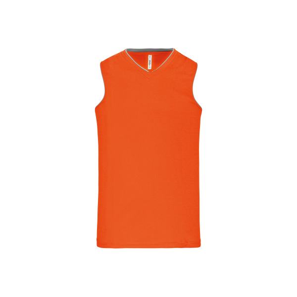 Herenbasketbalshirt Orange 4XL