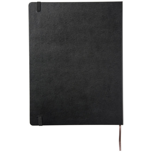 Classic XL hardcover notitieboek - ruitjes - Zwart