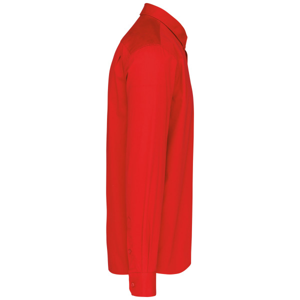 Herenoverhemd met lange mouwen van katoen Nevada Red 3XL