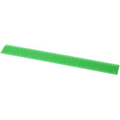 Renzo 30 cm plastlinjal - Grön