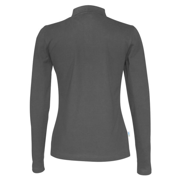 Cottover Gots Pique Long Sleeve Lady charcoal L