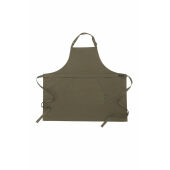 Cottover Gots Combi Apron DK Olive ONE