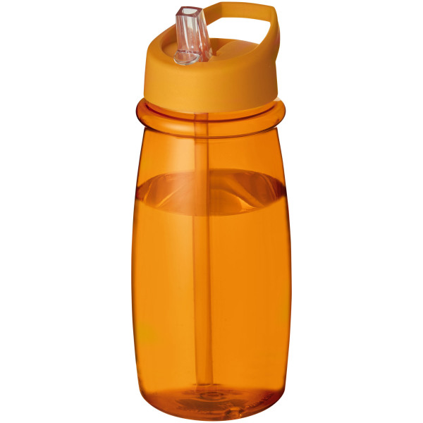 H2O Active® Pulse 600 ml spout lid sport bottle - Orange