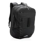 Swiss Peak 15” outdoor laptop rugzak met regenhoes, zwart Swiss Peak 15” outdoor laptop rugzak met regenhoes, zwart