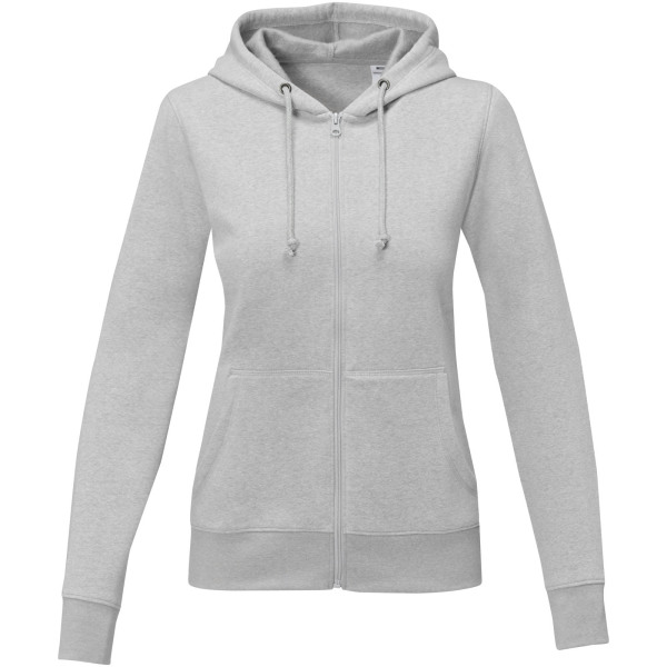 Theron women’s full zip hoodie - Heather grey - XXL