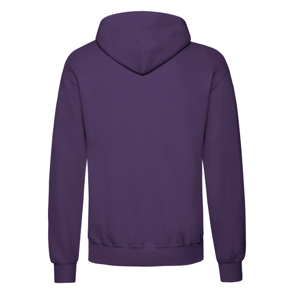 Classic Hooded Sweat (62-208-0) Purple S