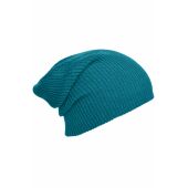 MB7955 Knitted Long Beanie - petrol - one size