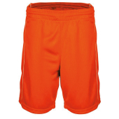Herenbasketbal short Orange 4XL