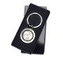 GLOBY - Metalen sleutelhanger - Zilver