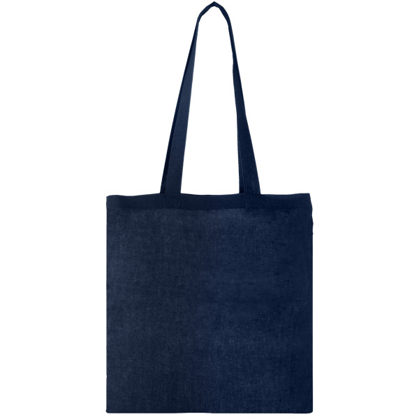 Carolina 100 g/m² cotton tote bag 7L - Navy