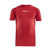 Craft Pro Control compression tee jr bright red 122/128