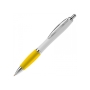 Ball pen Hawaï hardcolour - White / Yellow