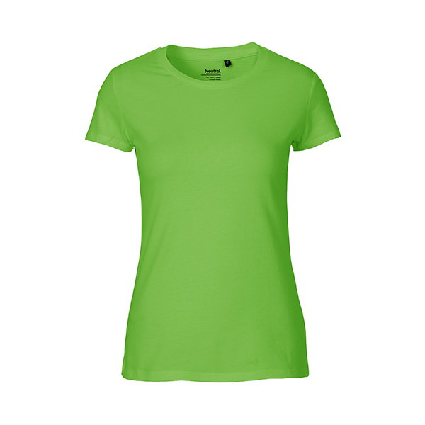 Neutral ladies fitted t-shirt-Lime-XXL