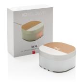 Aria 5W draadloze oplader met digitale klok, wit