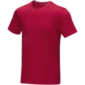 Azurite short sleeve men’s GOTS organic t-shirt - Red - S