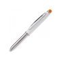 Balpen Shine stylus metaal - Wit / Oranje