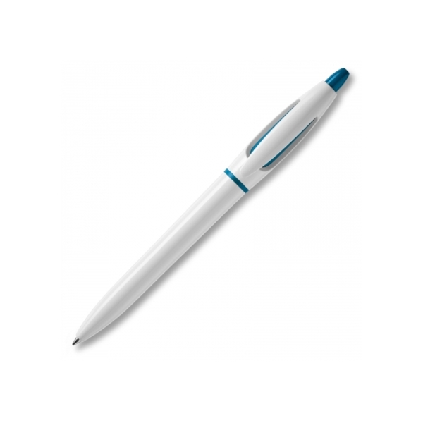 Ball pen S! hardcolour - White / Blue